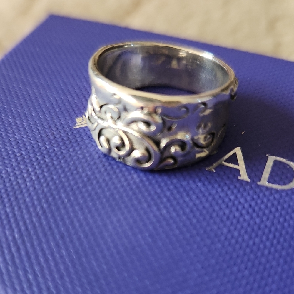 Silpada Silver Poseidon Ring size 5 (R2753)